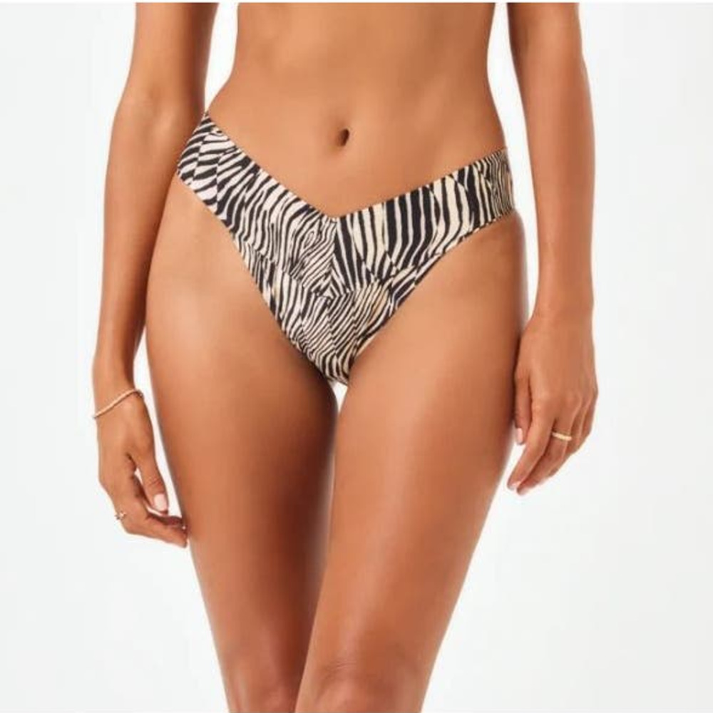 L*Space Hypnotica Printed Quinn Bikini Bottom NWOT Size XL
